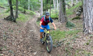 Mountain bike trails in Baden