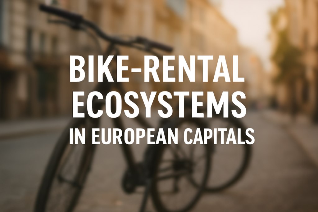 Bike rental ecosystems in major European capitals — an analytical overview