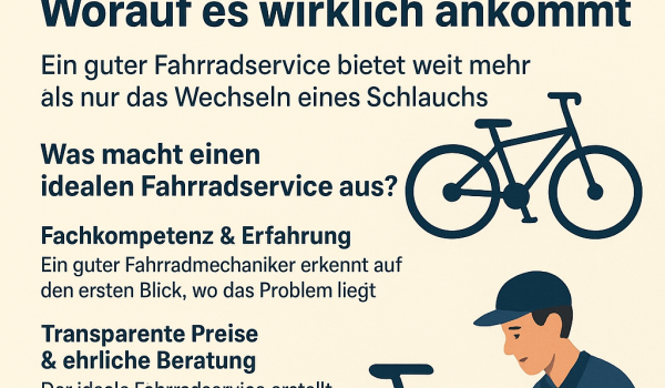 Der ideale Fahrradservice – Worauf es wirklich ankommt