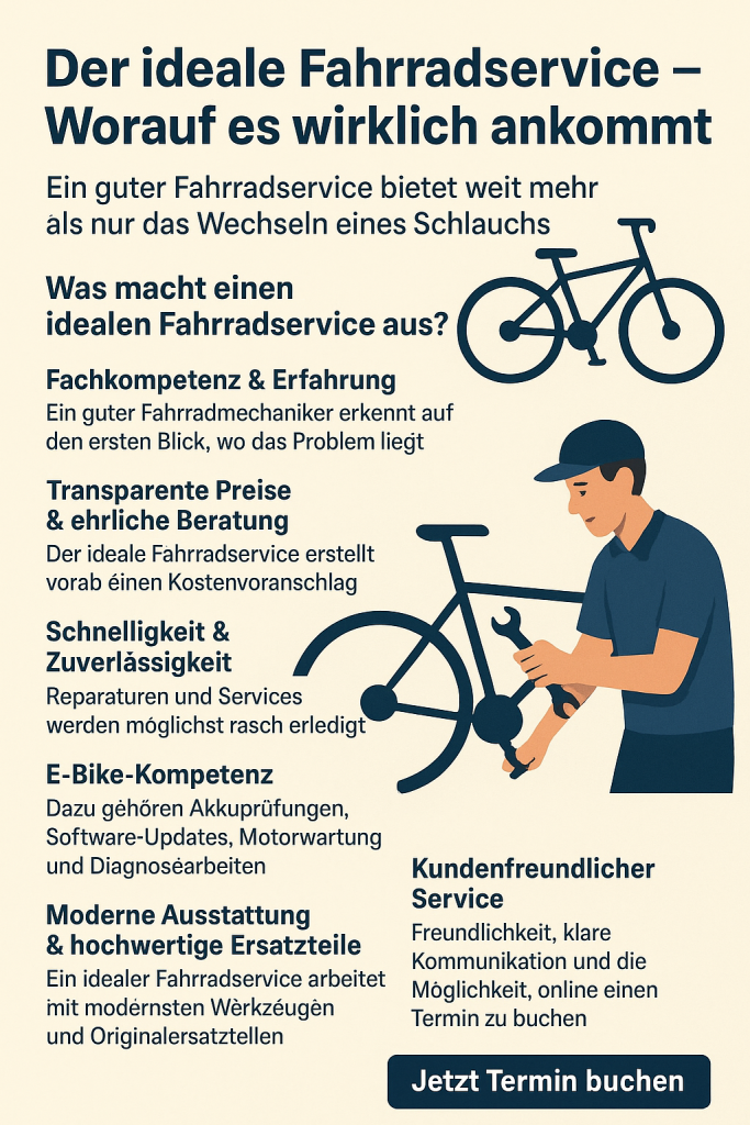 Der ideale Fahrradservice – Worauf es wirklich ankommt