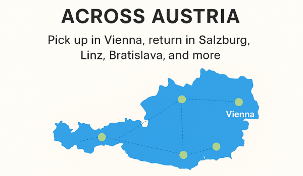 Flexible Bike Rentals Across Austria: Pick Up in Vienna, Return in Salzburg, Linz, Bratislava, and More