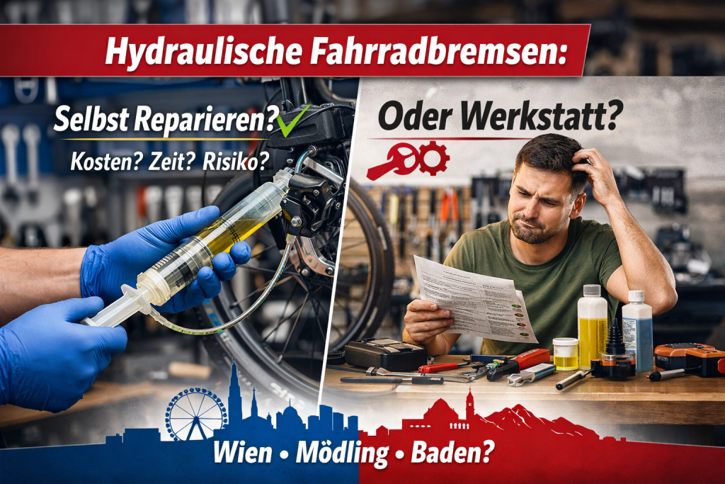 Hydraulische Fahrradbremsen – selber reparieren oder in die Werkstatt geben?