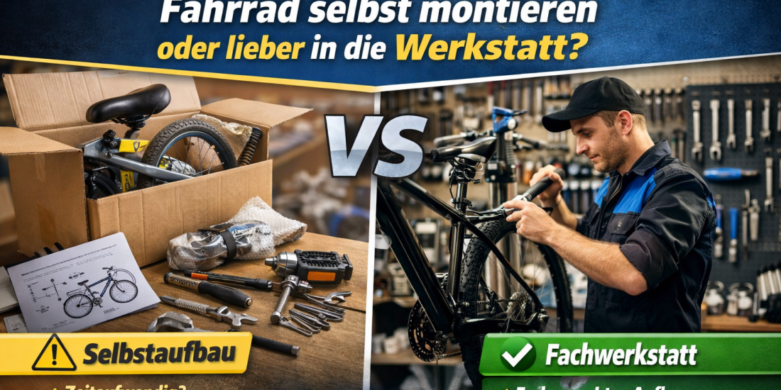Fahrrad online gekauft: Selbst montieren oder lieber in die Werkstatt bringen?