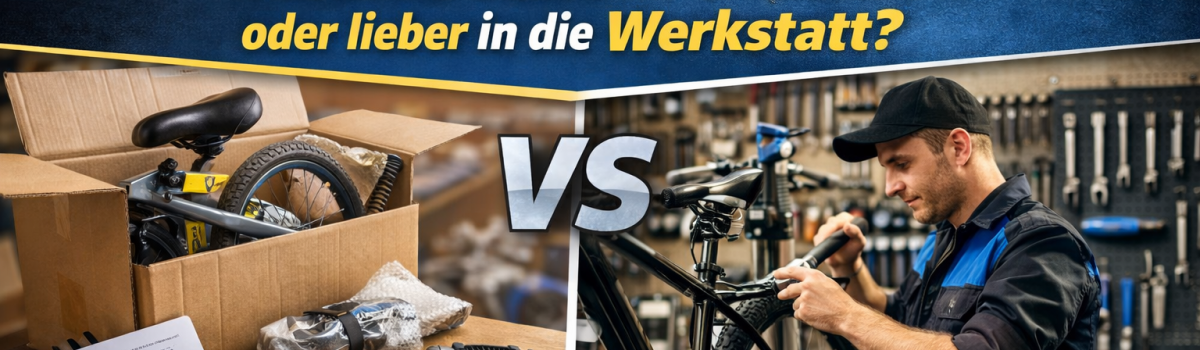 Fahrrad online gekauft: Selbst montieren oder lieber in die Werkstatt bringen?