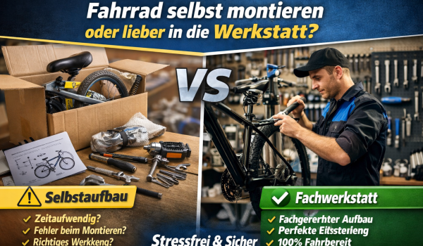 Fahrrad online gekauft: Selbst montieren oder lieber in die Werkstatt bringen?