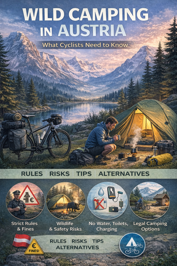Wild Camping in Austria: Rules, Risks & Practical Tips for Bicycle Tourists
