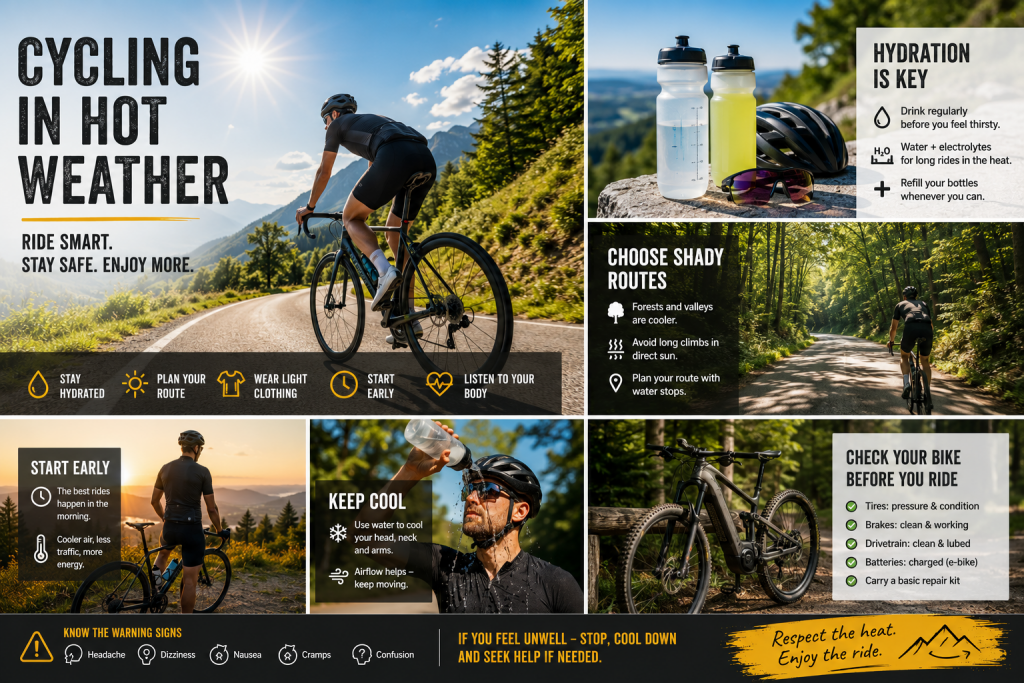 Cycling in Hot Weather: The Complete Guide to Safe and Enjoyable Summer Riding
